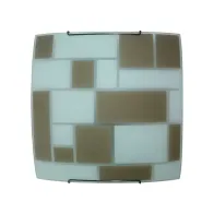 PLAFONIERA DORA D 30 CM 1 LUCE E27 F ACC BCO-MA (4