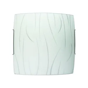 PLAFONIERA SIMONE D 40 CM 2 LUCI E27 F ACC B/CO (5