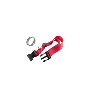 ZOOV COLLARE REG. IN NYLON ROSSO MM.20X35/55 (12