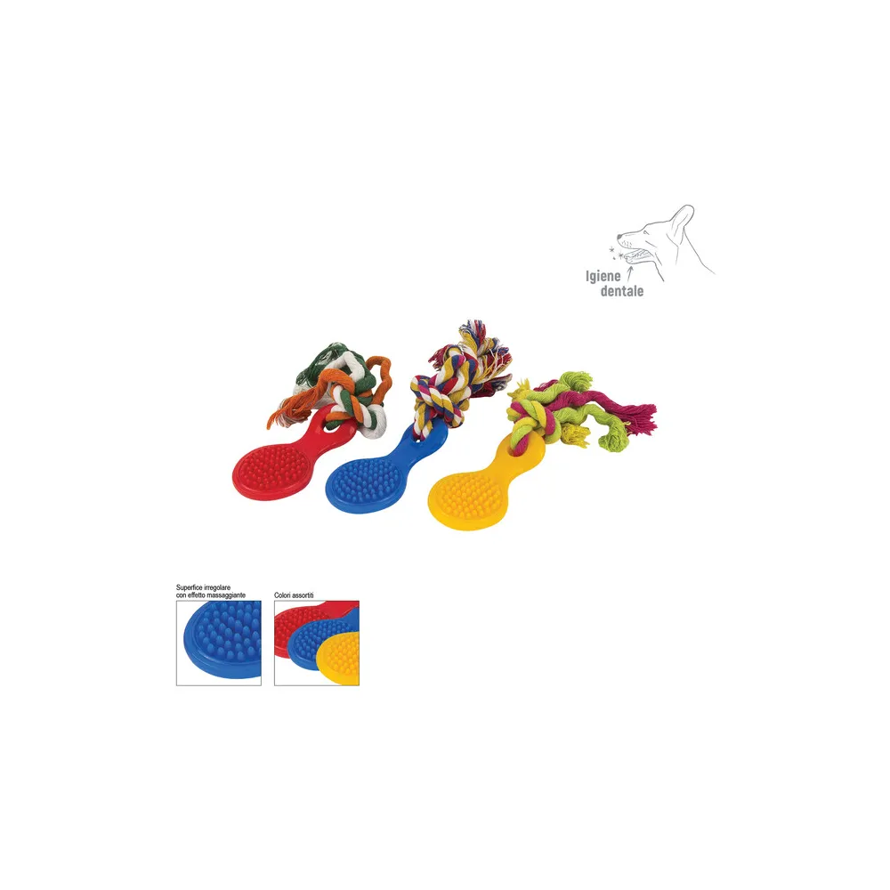 ZOOV GIOCO DENTALE IN GOMMA COLORI ASS/TI (12