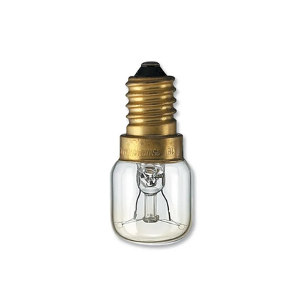 LAMPADINA P/FORNO A PERA E14 15W (00120) * (25