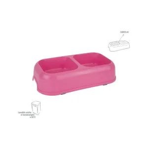 ZOOV CIOTOLA DOPPIA RETTANGOLARE ROSA LARGE (6