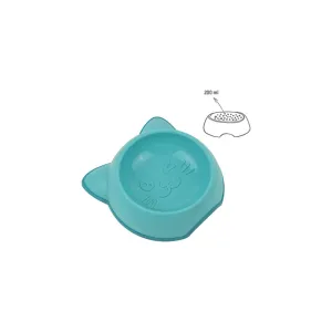 ZOOV CIOTOLA IN PLASTICA P/GATTI VERDE (6