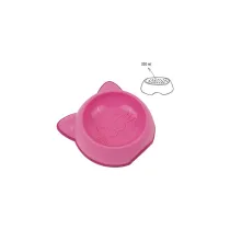 ZOOV CIOTOLA IN PLASTICA P/GATTI ROSA (6