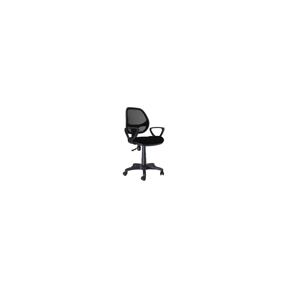C POLTRONA DIREZIONALE FORATA NEW MANAGER NERO