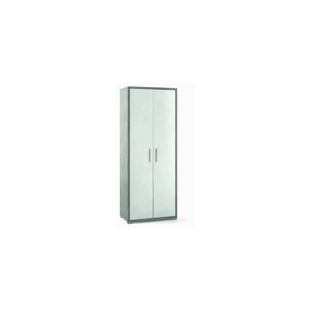 UFFICIO DOUBLE MOBILE 2A 182X71 CEMENTO/OSS