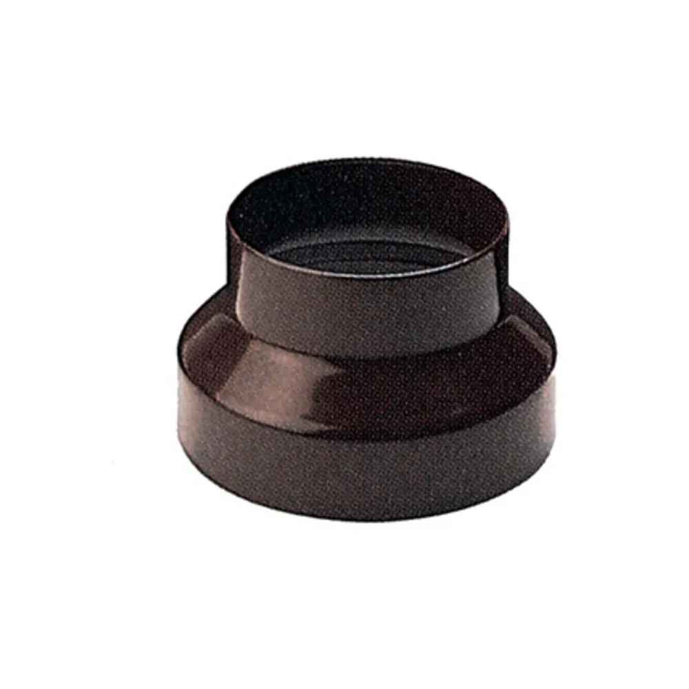 RIDUZIONE P/TUBO DI STUFA D 10/ 8 CM MARRONE RIDUZIONE P/TUBO DI STUFA D 10/ 8 CM MARRONE