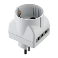 ADATTATORE TRIPLO 10A 2PR 10A E SCHUKO BIA FIG.15 (25