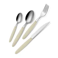 POSATE LIGHT BARATTOLO PZ.24 AVORIO 614 18/0