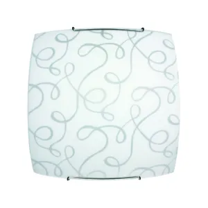 PLAFONIERA MARILENA 30X30 CM BIANCO (4
