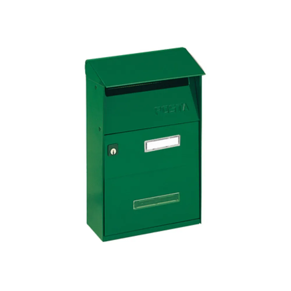 CASSETTA POSTALE ALUBOX FT LAMIERA VERDE CASSETTA POSTALE ALUBOX FT LAMIERA VERDE