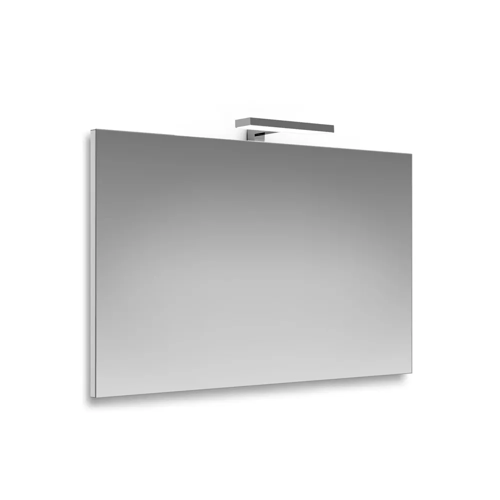 SPECCHIO A FILO 100X70 CM C/LAMPADA LED 18 CM