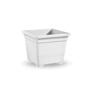 VASO QUADRATO CM.45 BIANCO