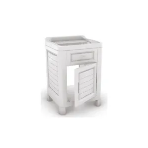 LAVATOIO MOBILETTO ARTU CM.51X60X89 GHIACCIO