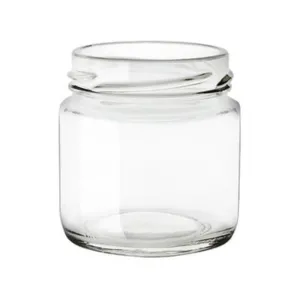 BARATTOLO IN VETRO  106 CC BOCCA D 53 MM (35