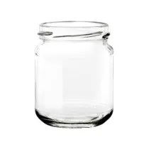 BARATTOLO IN VETRO  212 CC BOCCA D 63 MM (24