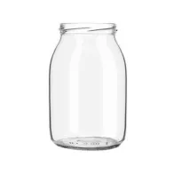 BARATTOLO IN VETRO 1062 CC BOCCA D 82 MM (12
