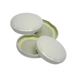 CAPSULA P/BARATTOLO D 53 MM 100 PZ BIANCO