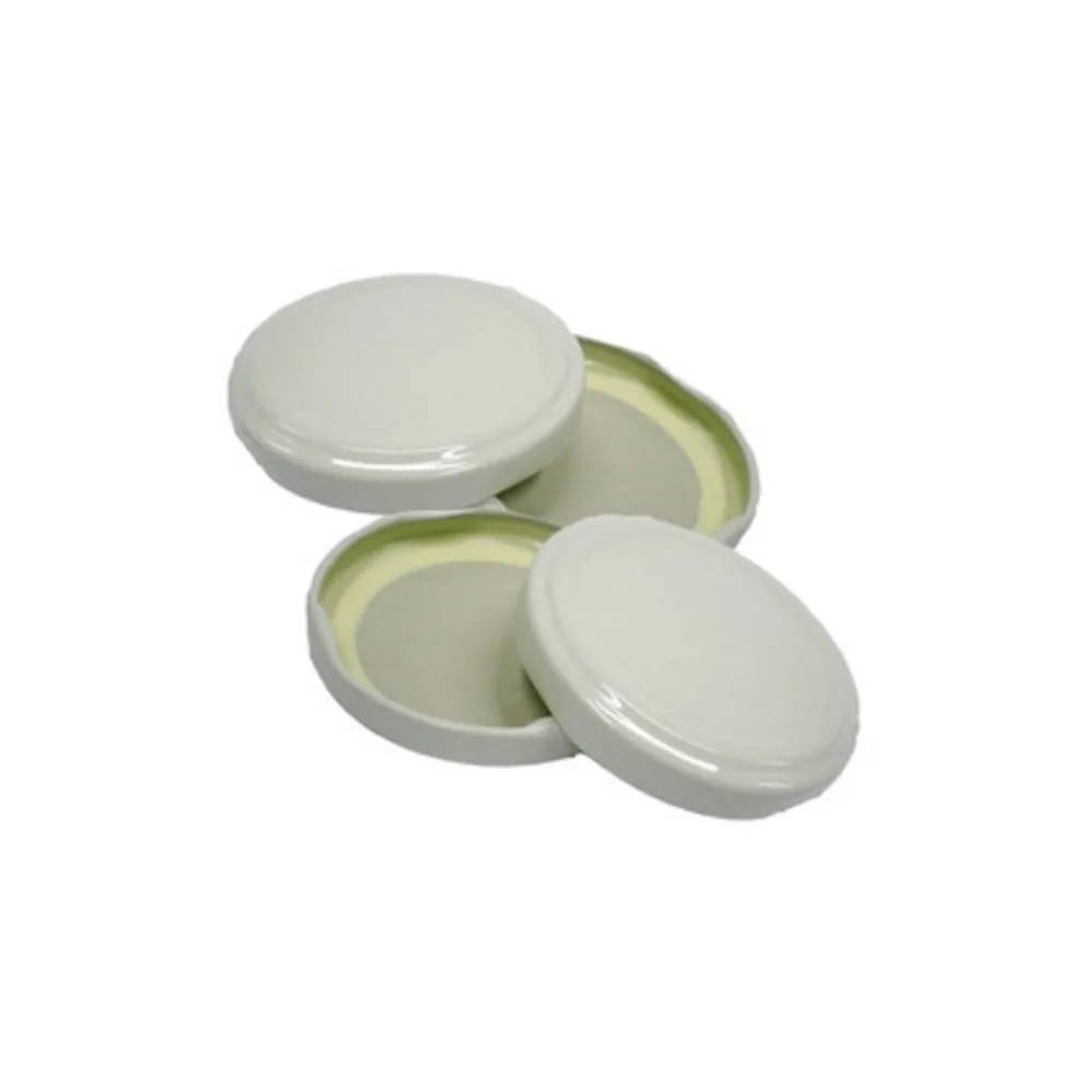 CAPSULA P/BARATTOLO D 63 MM 100 PZ BIANCO