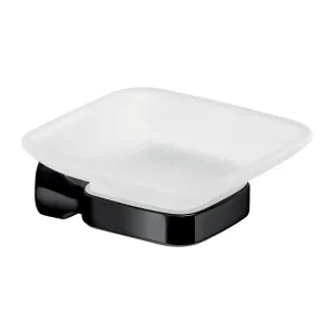 GEDY ST11    STELVIO PORTASAPONE NERO OPACO