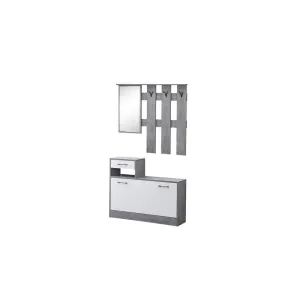 MOBILE INGRESSO MOD.RUDOLF BIANCO/CEMENTO CM.100X180