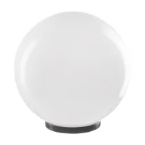 GLOBO OPALE BIANCO D 20 CM C/BASE E27 (8
