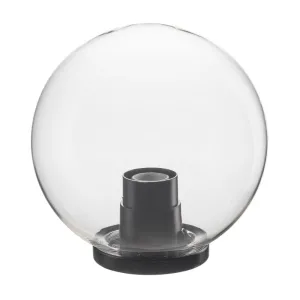 GLOBO TRASPARENTE D 25 CM C/BASE E27 (2