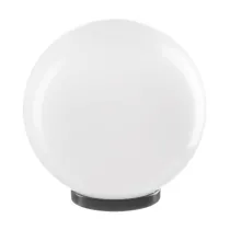 GLOBO OPALE BIANCO D 25 CM C/BASE E27 (2