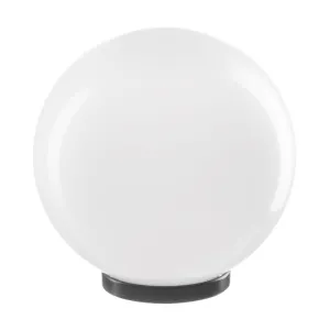 GLOBO OPALE BIANCO D 25 CM C/BASE E27 (2