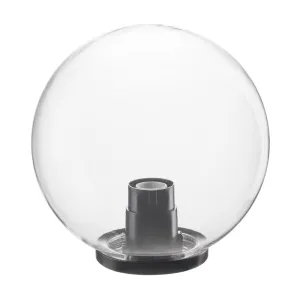 GLOBO TRASPARENTE D 30 CM C/BASE E27 (2