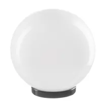 GLOBO OPALE BIANCO D 30 CM C/BASE E27 (2