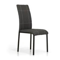 SEDIA KADE IMPUNTURATA TESSUTO GRIGIO (4