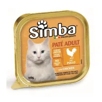 CIBO GATTO MONGE SIMBA 100 G PATE VSC POLLO (32