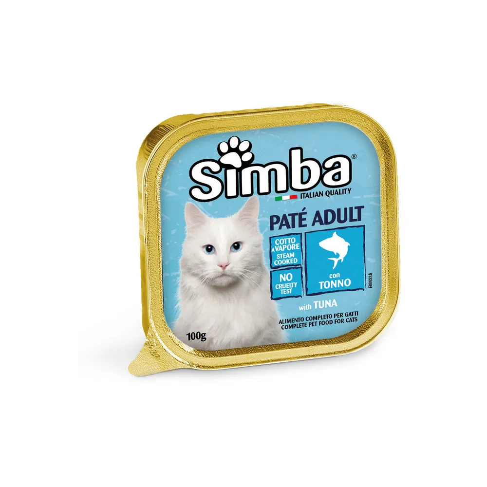 CIBO GATTO MONGE SIMBA 100 G PATE VSC PESCE (32 CIBO GATTO MONGE SIMBA 100 G PATE VSC PESCE (32