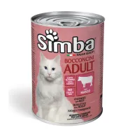 CIBO GATTO MONGE SIMBA 415 G BOCCONCINI VITELLO (24