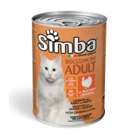 CIBO GATTO MONGE SIMBA 415 G BOCCONCINI TACC ROG (24