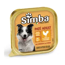 CIBO CANE MONGE SIMBA  150 G PATE VSC POLLO FEGAT (24