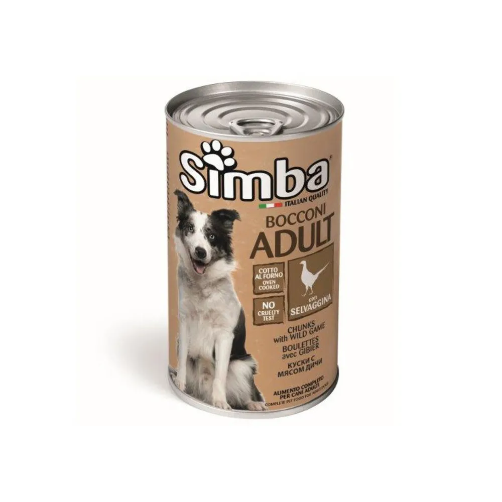 CIBO CANE MONGE SIMBA 1230 G BOCCONC SELVAGG