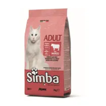 CIBO GATTO MONGE SIMBA 2 KG CROCCANTINI MANZO