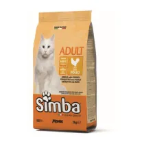 CIBO GATTO MONGE SIMBA 2 KG CROCCANTINI POLLO