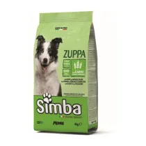 CROCCHETTA CANE MONGE SIMBA  4 KG ZUPPA CARNE E CEREALI