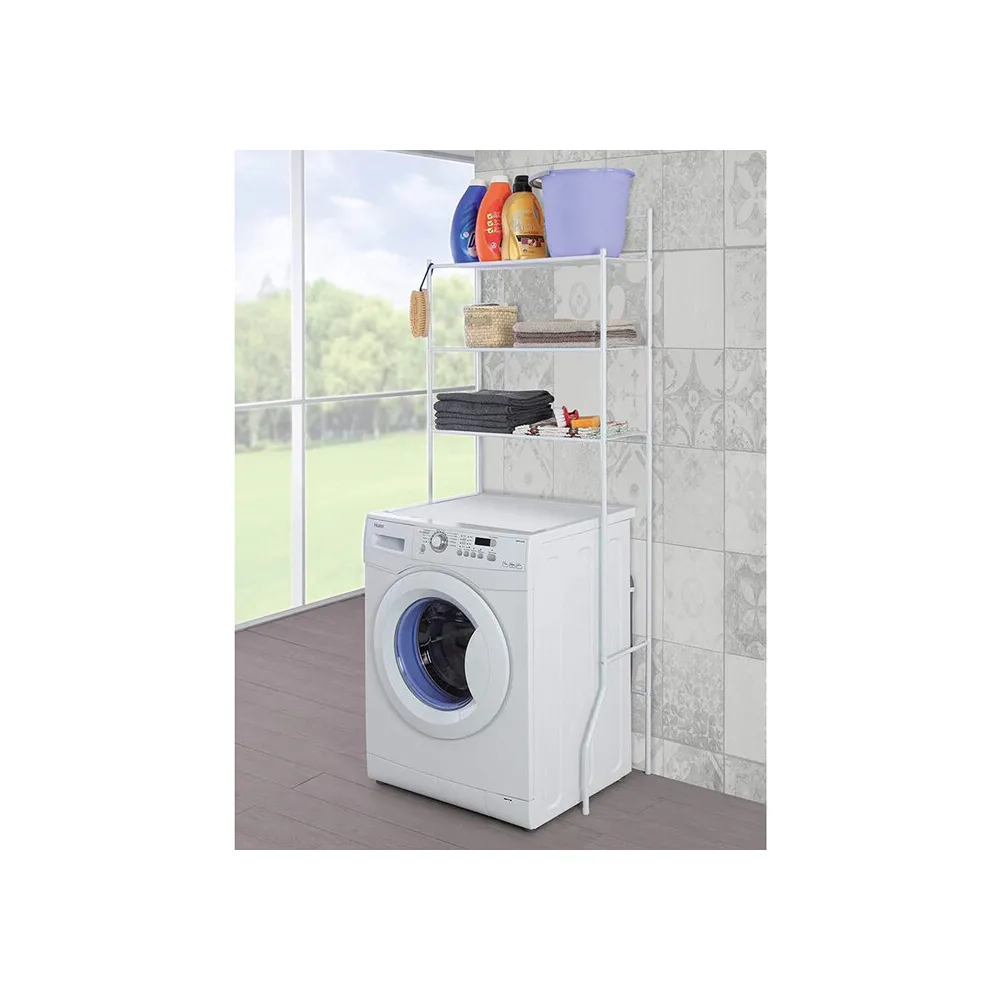 SCAFFALE P/LAVATRICE 3 RIPIANI CM.26/36X66X177