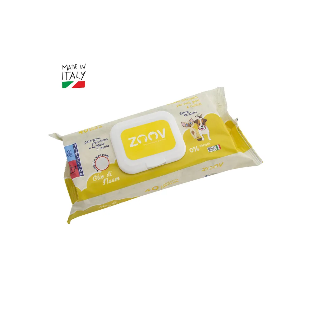 ZOOV SALVIETTINE DETERGENTI NEEM PZ.40 (12