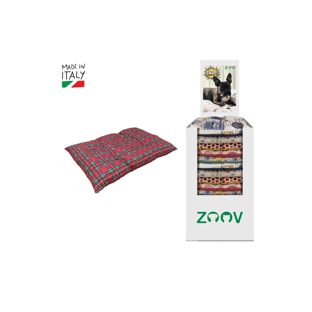 ZOOV CUSCINO RETTANGOLARE CM.85X60 FANTASIE ASS/TE
