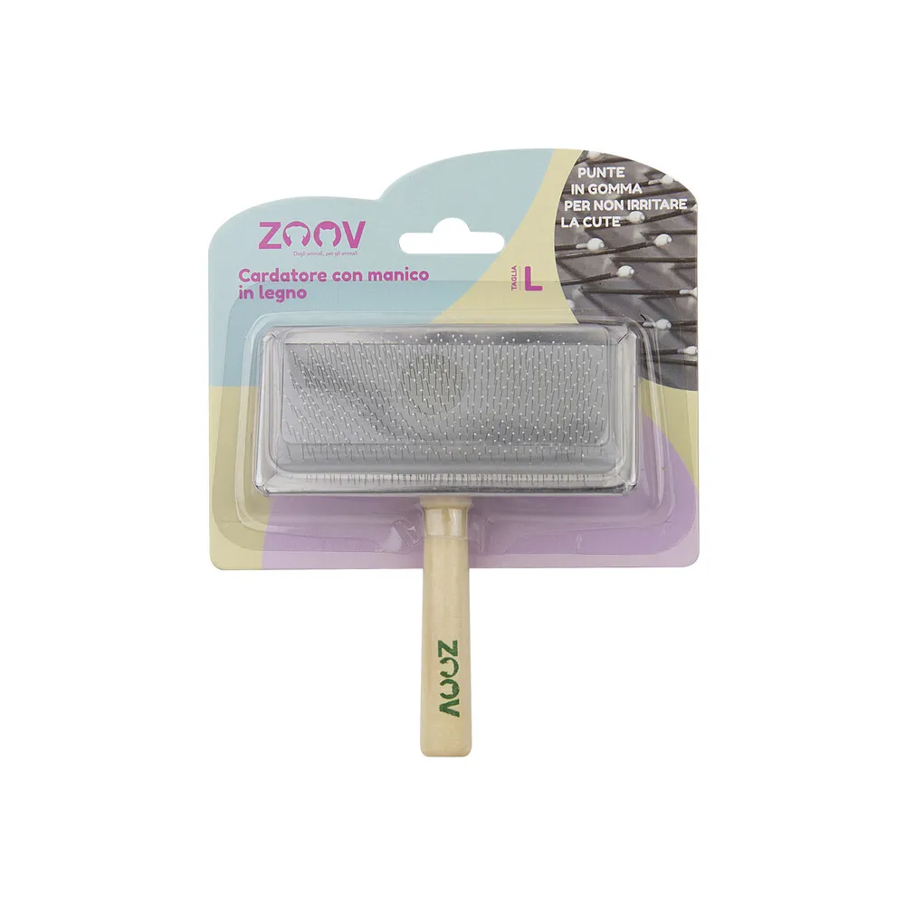 ZOOV CARDATORE C/MANICO LEGNO 11