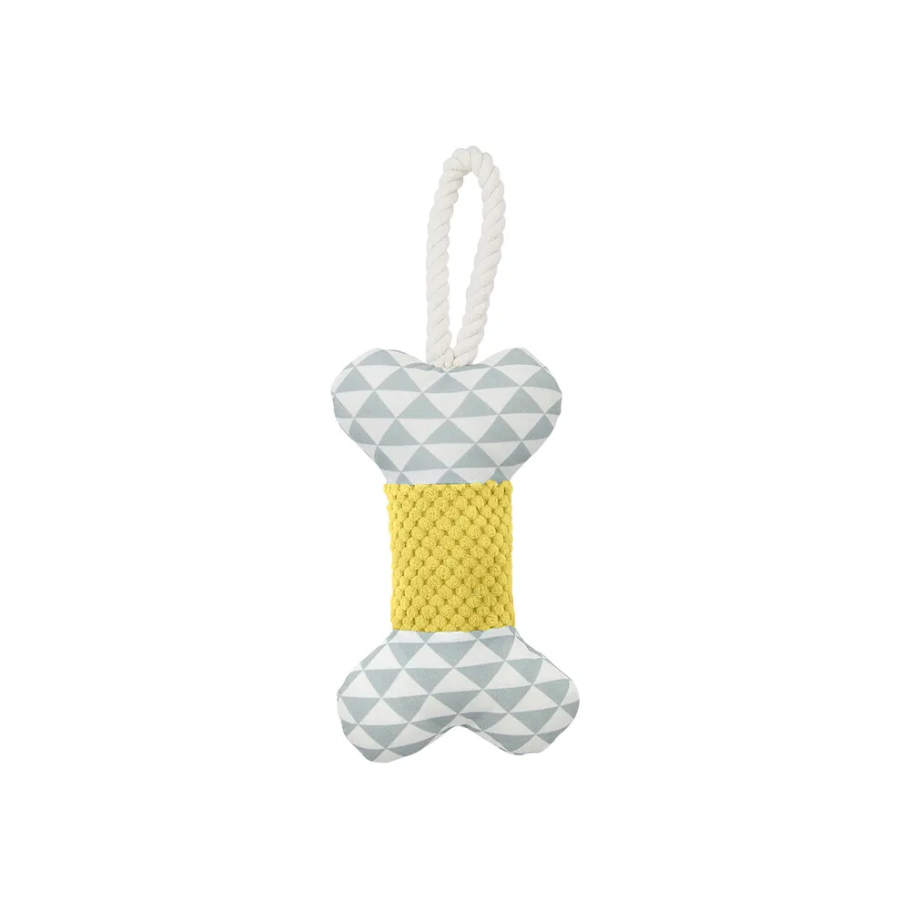 ZOOV GIOCO P/CANE MOD.OSSO GIALLO (6