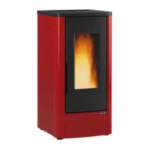 STUFA PELLET CANALIZ 11 KW DAHIANA PLUS BORDEAUX