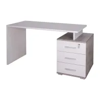 SCRIVANIA ART.ADB625OSOSDK L.140 3C DX OSSIDO BIANCO