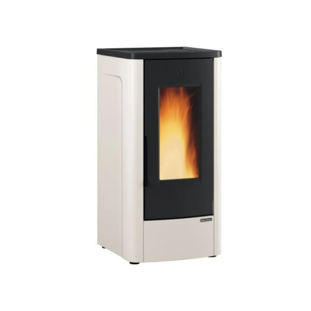 STUFA PELLET CANALIZ 10 KW DAHIANA PLUS VFS AVORIO STUFA PELLET CANALIZ 10 KW DAHIANA PLUS VFS AVORIO