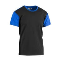T-SHIRT COLLEGE NERO/ROYAL MIS. L (10